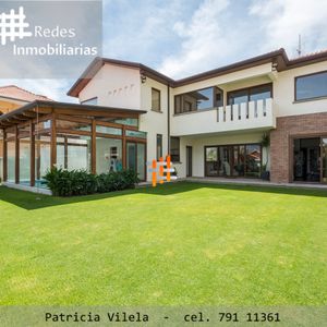 Casa En Alquiler Amoblada En Calacoto Urbanizacion Privada 