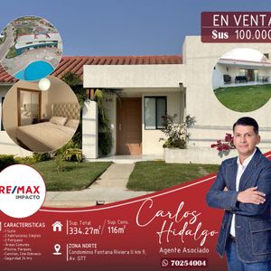 Casa En Venta En Condominio La Fontana Riviera II Z/ Norte