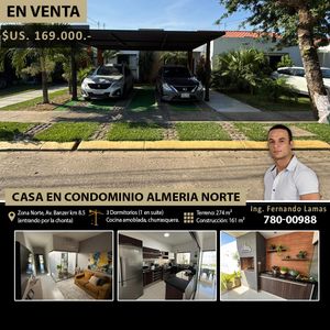 Casa En Venta En Condominio Almeria Norte