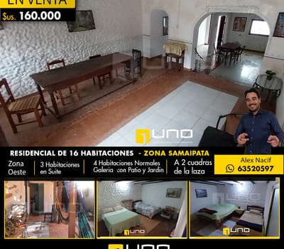 Casa Comercial En Venta Zona Samaipta