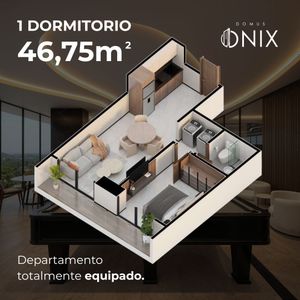 Depto De 1 Dormitorio Domus Onix Equipetrol 