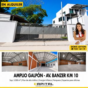 Alquilo Galpón – Av. Banzer Km 10 