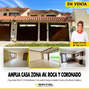 Casa En Venta – Zona Av. Roca Y Coronado