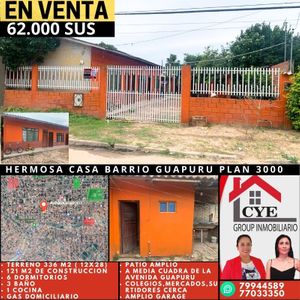 Amplia Casa Plan 3000 Barrio Guapuru