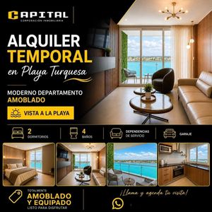 Departamento Amoblado En Playa Turquesa Urubo