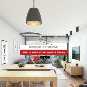 Venta De Monoambiente Con Terraza Propia En Pocitos Nuevo!