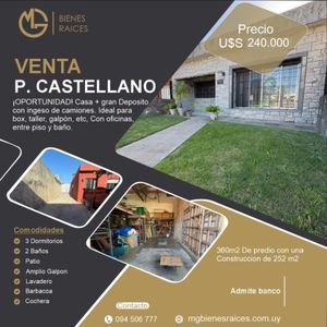 Casa + Deposito Oportunidad