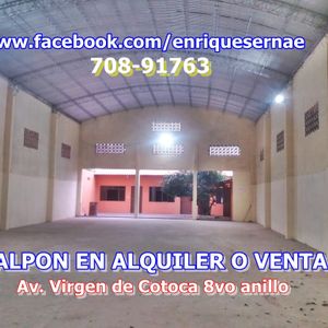 A Estrenar Galpon Cerrado En Alquiler O Venta – Virgen De Cotoca!
