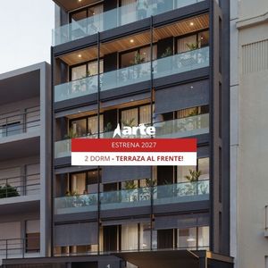 Venta De Apartamento De 2 Dormitorios Con Terraza Al Frente En Tres Cruces!