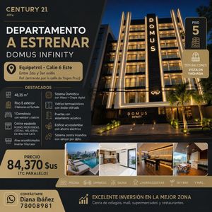 Departamento A Estrenar En Fachada Con Dos Balcones 