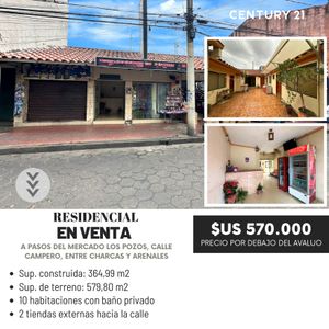 Residencial En Venta- Zona Mercado Los Pozos