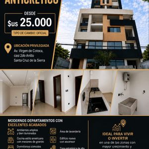 Departamentos En Anticreticos - Virgen De Cotoca
