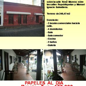 Terreno Con Casa En Venta 