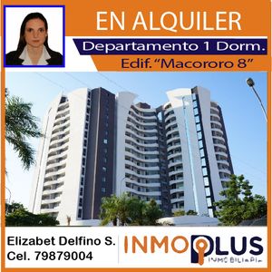 Dpto. 1 Dorm. Amoblado En Alquiler En Edif. “macororo 8”