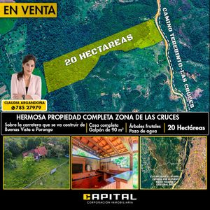 Hermosa Propiedad En Venta Las Cruces Urubo