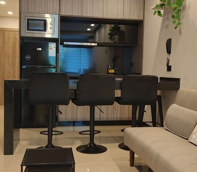 En Alquiler Monoambiente Amoblado En Cond. Sky Elite 