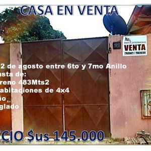 Casa En Venta Av. 2 De Agosto 