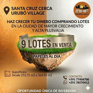 9 Lotes Urbanos En Venta En Santa Cruz De La Sierra Zona Urubo Village