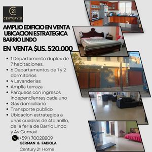 Inmejorable Oportunidad De Inversion, Edificio Completo En Barrio Lindo