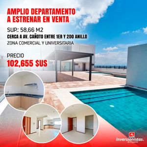 A Estrenar Amplio Departamento De 1 Dormitorio En Venta