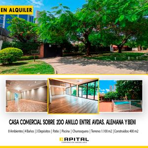 Casa En Alquiler Para Negocio U Oficina Sobre 2do Anillo