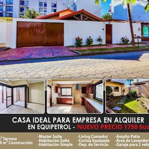 Casa En Alquiler - Equipetrol 