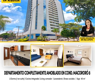 Alquilo Dpto Macororo 8 Amoblado