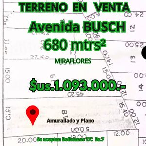 Av. Busch Terreno En Venta