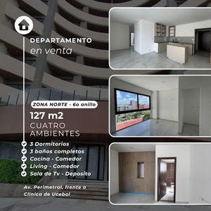 Apartamento En Zona Norte 6to Anillo