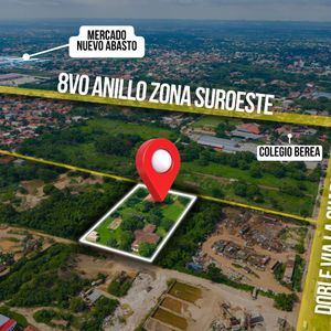 Terreno En Venta – Doble Vía La Guardia 8vo Anillo