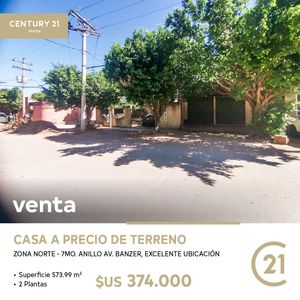 En Venta Casa De 2 Plantas Con Tiendas A Precio De  Terreno