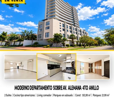 Departamento De 2 Suites En Venta Zona Norte