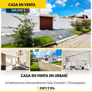  ¡casa En Venta En Urbarí 