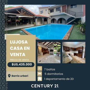  Casa De 5 Dormitorios En Barrio Urbari