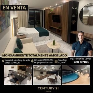 Monoambiente Totalmente Amoblado Y Equipado En Venta En Sky Moon