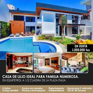 Casa De Lujo En Venta - Equipetrol