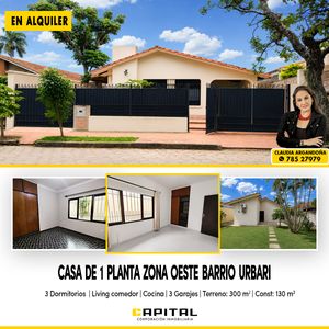 Urbari Alquilo Casa De 1 Planta