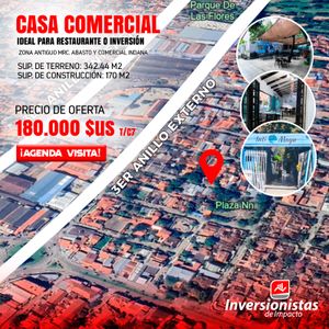 Casa Comercial En Venta 