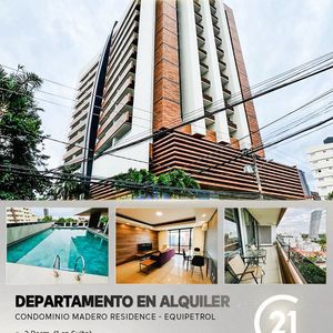 Departamento Amoblado De 2 Dormitorios En Alquiler En Cond. Madero Residente