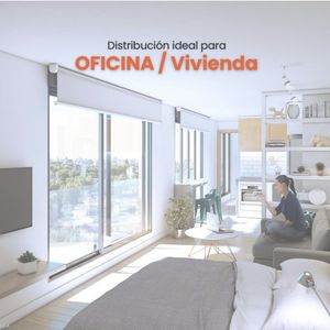 Venta Apartamento Punta Carretas Monoambiente -ventanales Vista Despejada-piso 7