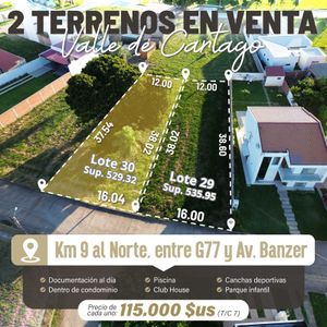 Terrenos Amplios En Condominio – Zona Norte