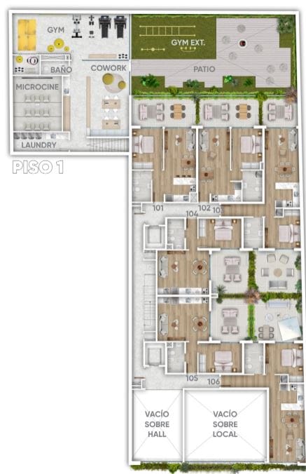 Plano Piso 1 — Met Tech