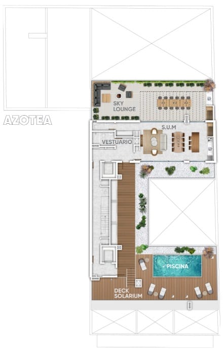 Plano Azotea — Met Tech