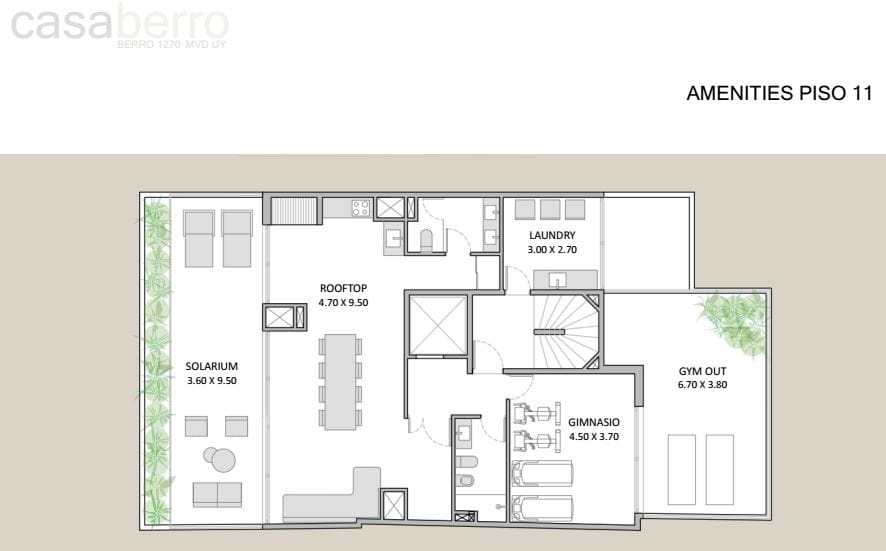 Plano Piso 11 — Casa Berro