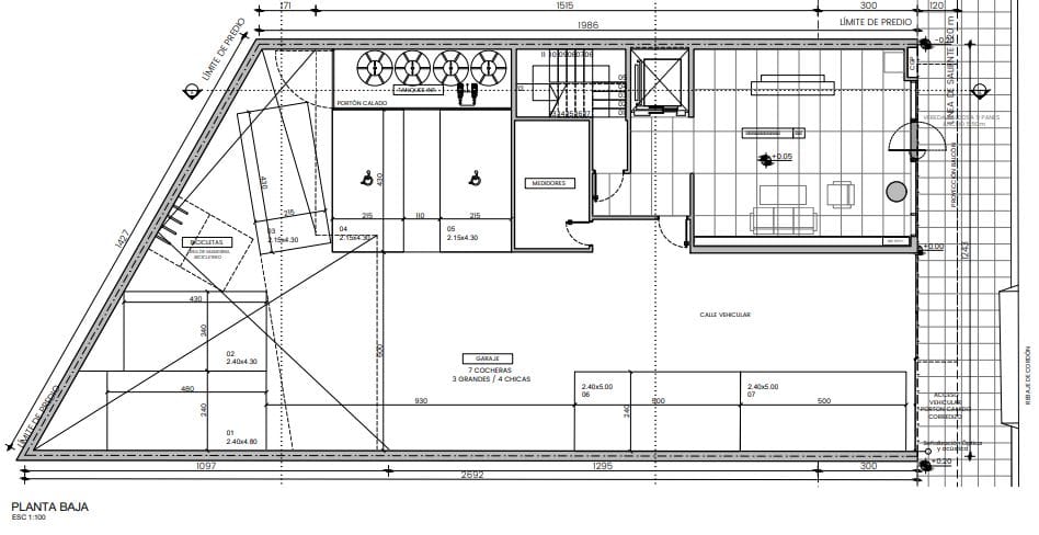 Plano Planta Baja — Bastión Terminal II