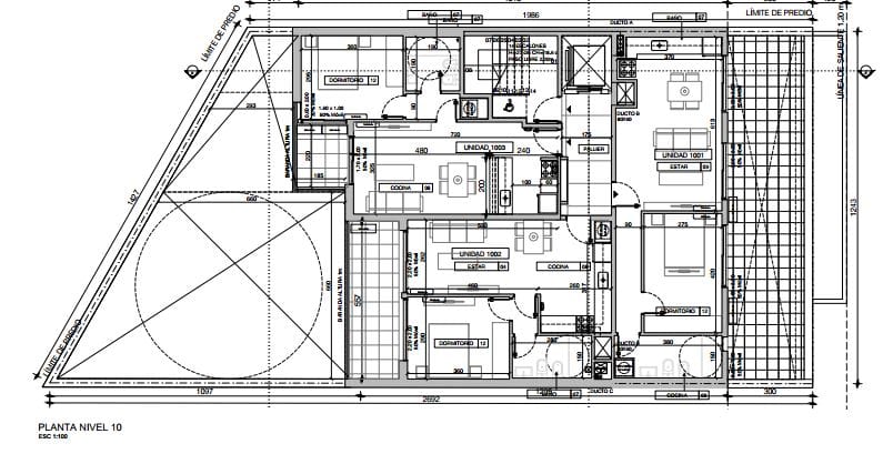 Plano Piso 10 — Bastión Terminal II