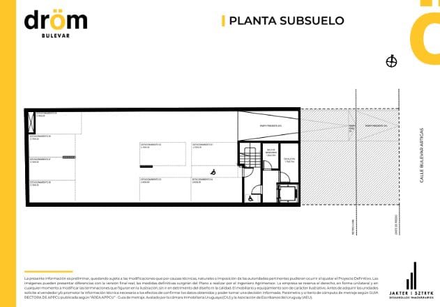 Plano Sótano — Drom Bulevar
