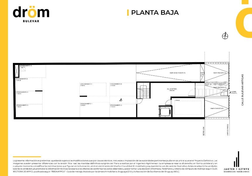 Plano Planta Baja — Drom Bulevar