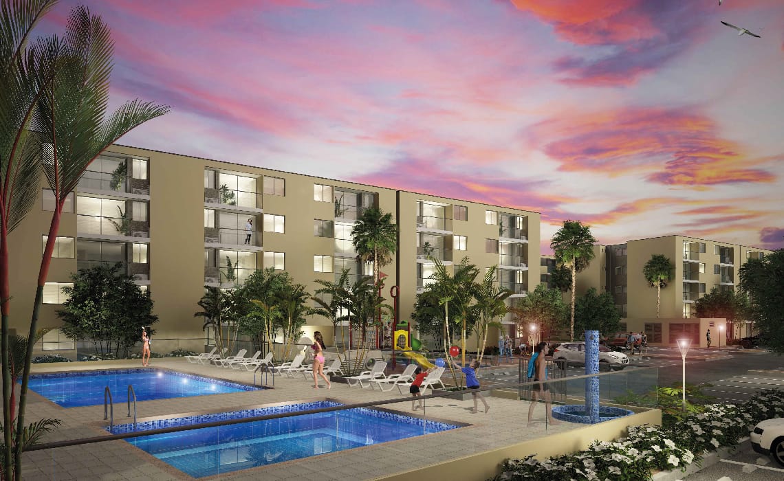 Ciudad del Parque Bari, Apartamentos en Venta en Soledad