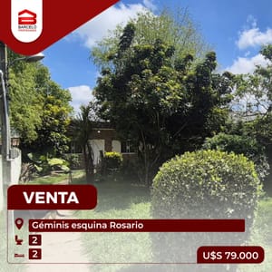 Venta Casa con cochera en Punta Rieles